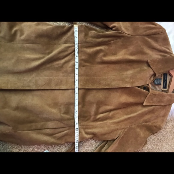 Sale! Banana Republic genuine leather coat - Picture 4 of 8